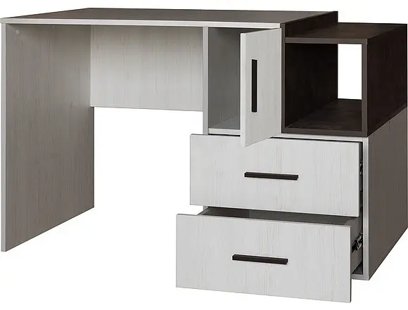 Стол письменный Пинскдрев 399, 121х62x76 см, белый купить,NaN