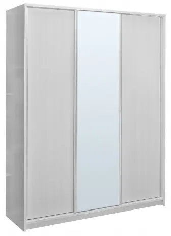 Шкаф-купе Пинскдрев Глобус 2Д1З П 1803 Корелия, 180x233х61 см, белый купить,NaN