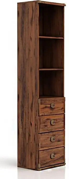 Стеллаж BRW Брест ИнJREG 4so/50 ЛДСП, 50x40x195.5 см купить,NaN