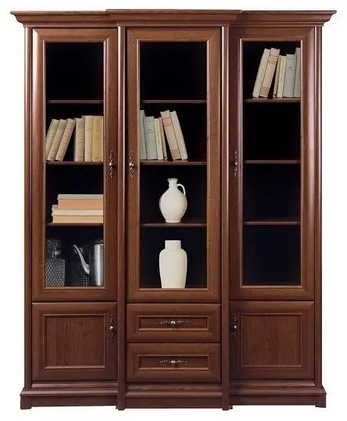 Шкаф-витрина Гербор напольный Соната-27 3w/2s 204.5х167.5х49.5 см купить,NaN