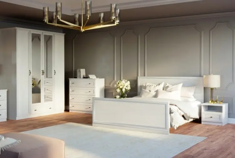 Комод Речицадрев Данте, 88x44x95 см, белый купить,NaN