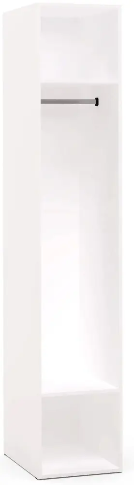 Распашной шкаф Шатура Chelsea, 45x233х61 см, белый купить,NaN