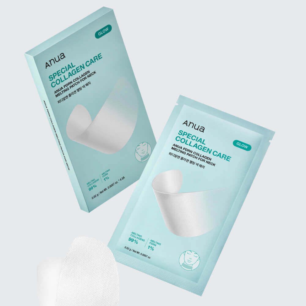 Маска для лица Anua натуральные коллагеновые волокна PDRN Collagen Melting Patch For Neck 1 шт