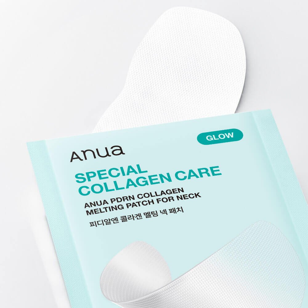 Маска для лица Anua натуральные коллагеновые волокна PDRN Collagen Melting Patch For Neck 1 шт