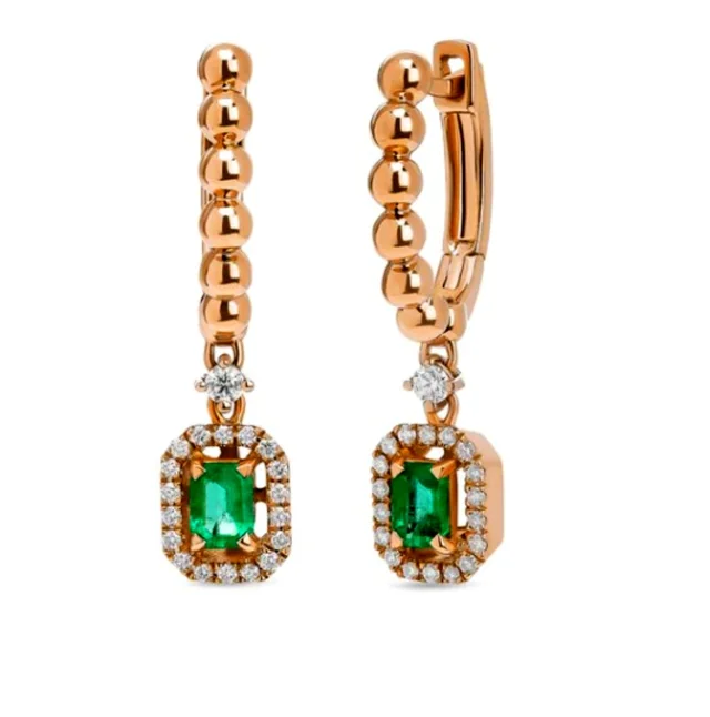 Серьги Casato Boutique ORX-1563BTSM-P розовое золото 4.39гр купить,2022000