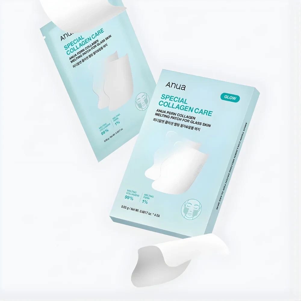 Маска для лица Anua натуральные коллагеновые волокна PDRN Collagen Melting Patch For Glass Skin 1 шт купить,3000
