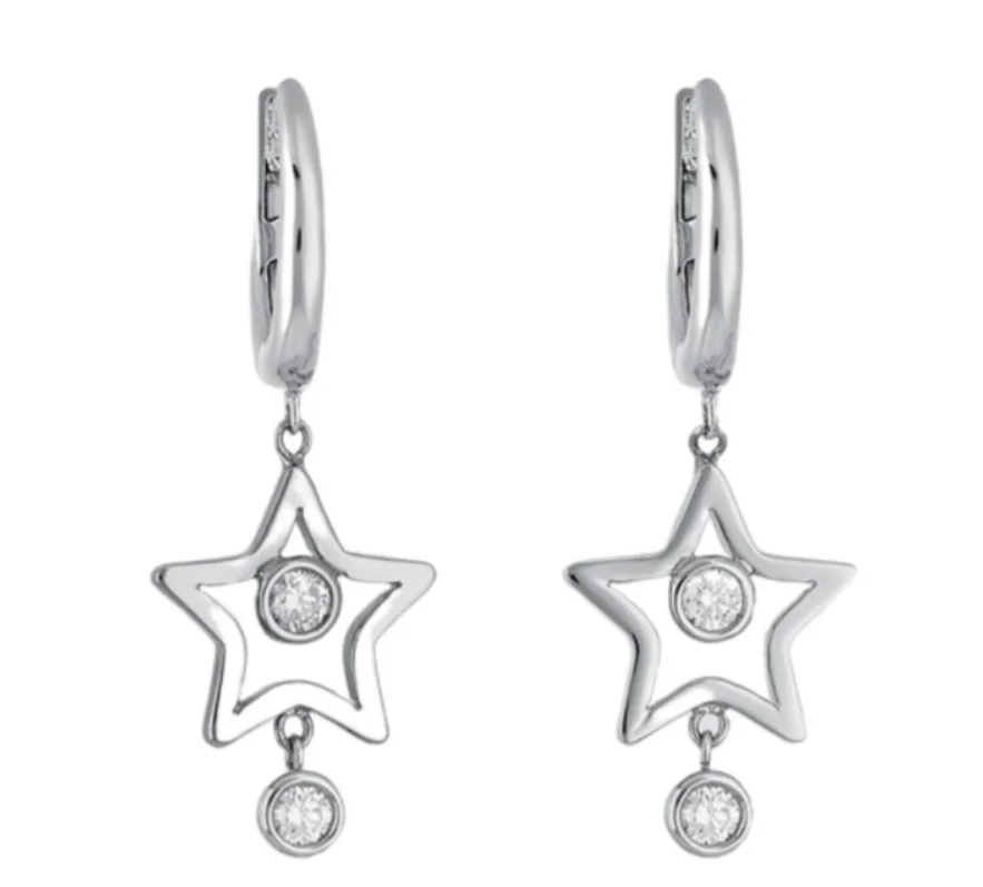 Серьги Crivelli Design 216-CR917-W белое золото 4.3 гр купить,1530000
