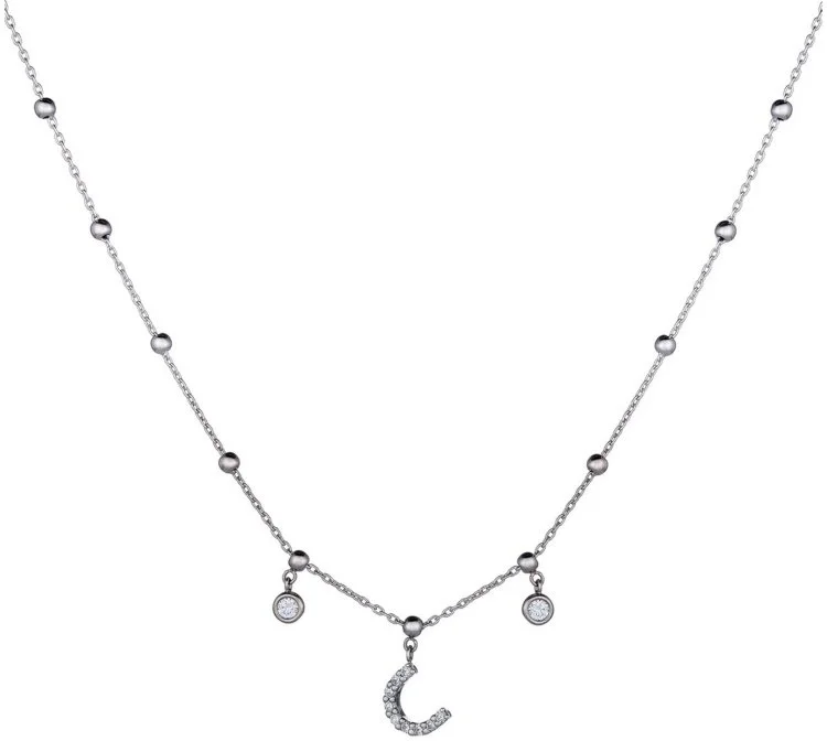 Колье Crivelli Mood crv буква С 216-CR845-C-W белое золото 4.7гр 45см купить,NaN