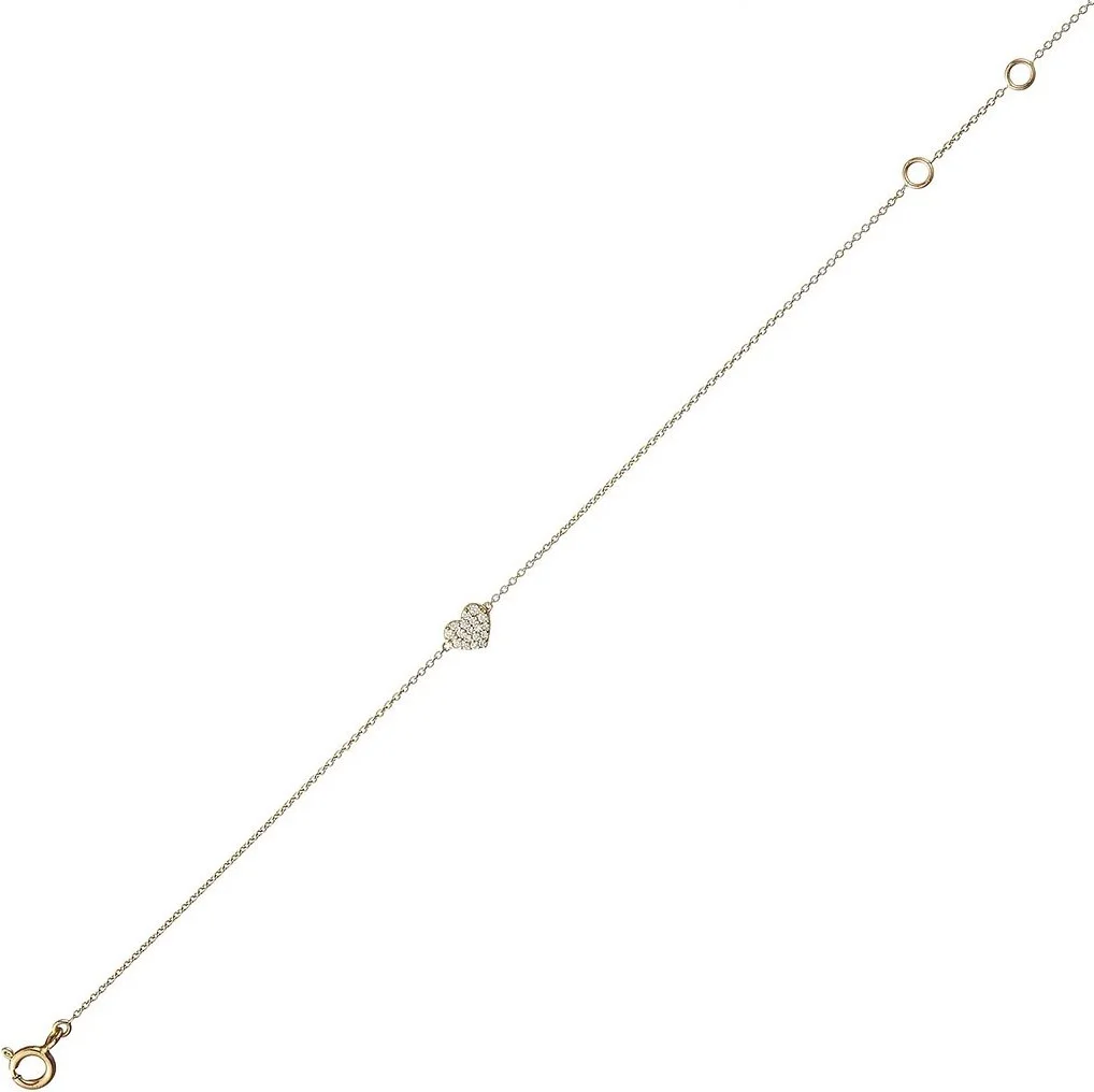 Браслет Chain bracelet Crv 370-XB2112-P 9285 розовое золото 0.9гр 18см купить,350000