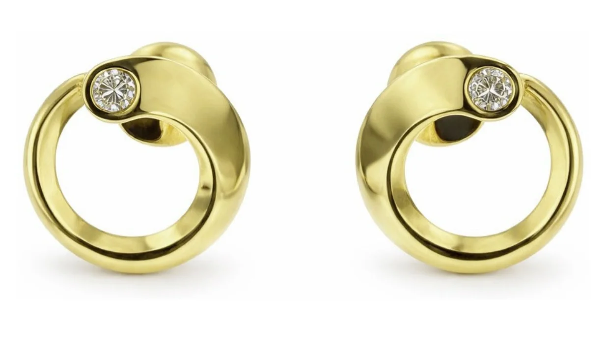 Серьги Crivelli Like 000-5872NS желтое золото 7.8гр купить,2720000