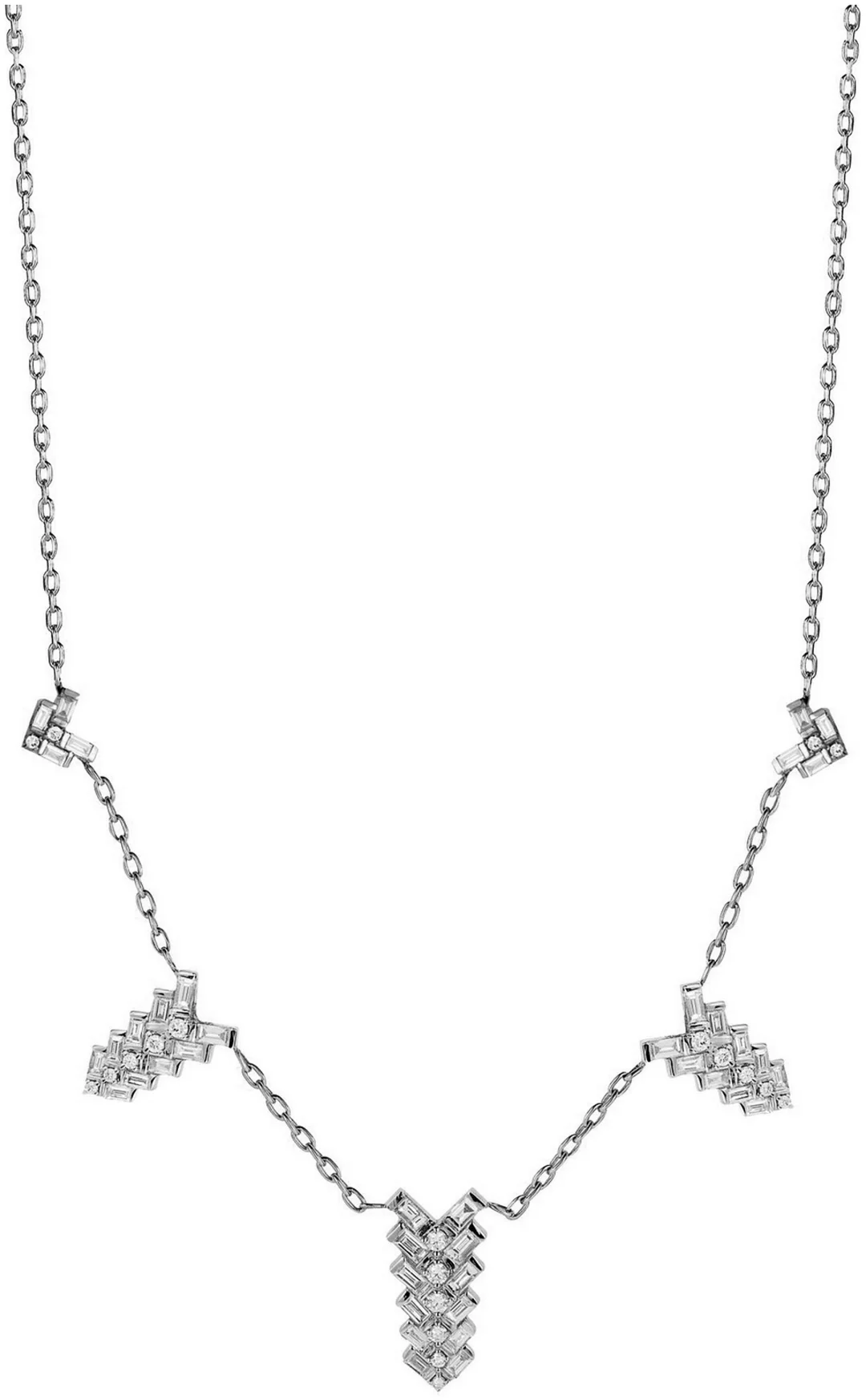 Колье RF Jewels Zoe COERI9006BWXX-W белое золото 5.67гр 45см купить,1537100