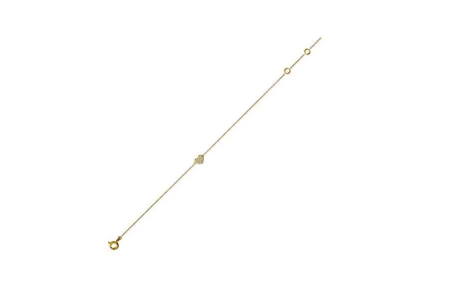 Браслет Crivelli Chain bracele 370-XB2112-Y желтое золото 0.9гр 18см купить,NaN