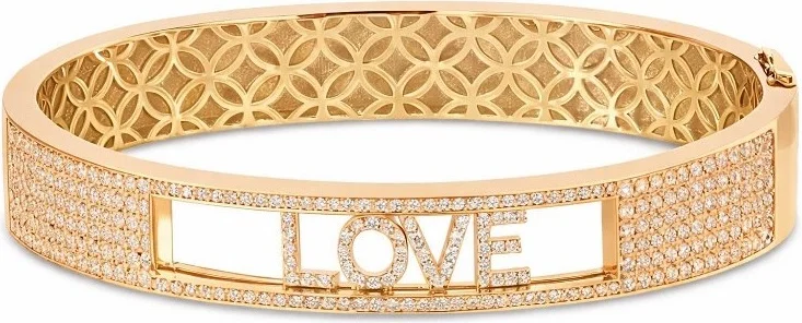 Браслет RF Jewels Iconic motion Love BRERI1033BWXX-P розовое золото 24.42гр 18см купить,3614700