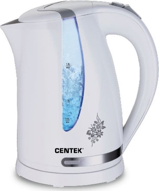 Электрочайник Centek CT-0040 1,8л белый купить,NaN