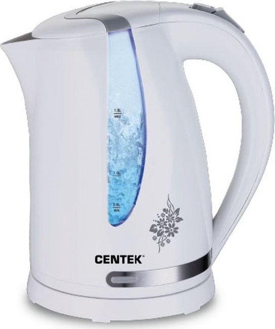 Электрочайник Centek CT-0040 1,8л белый купить,NaN