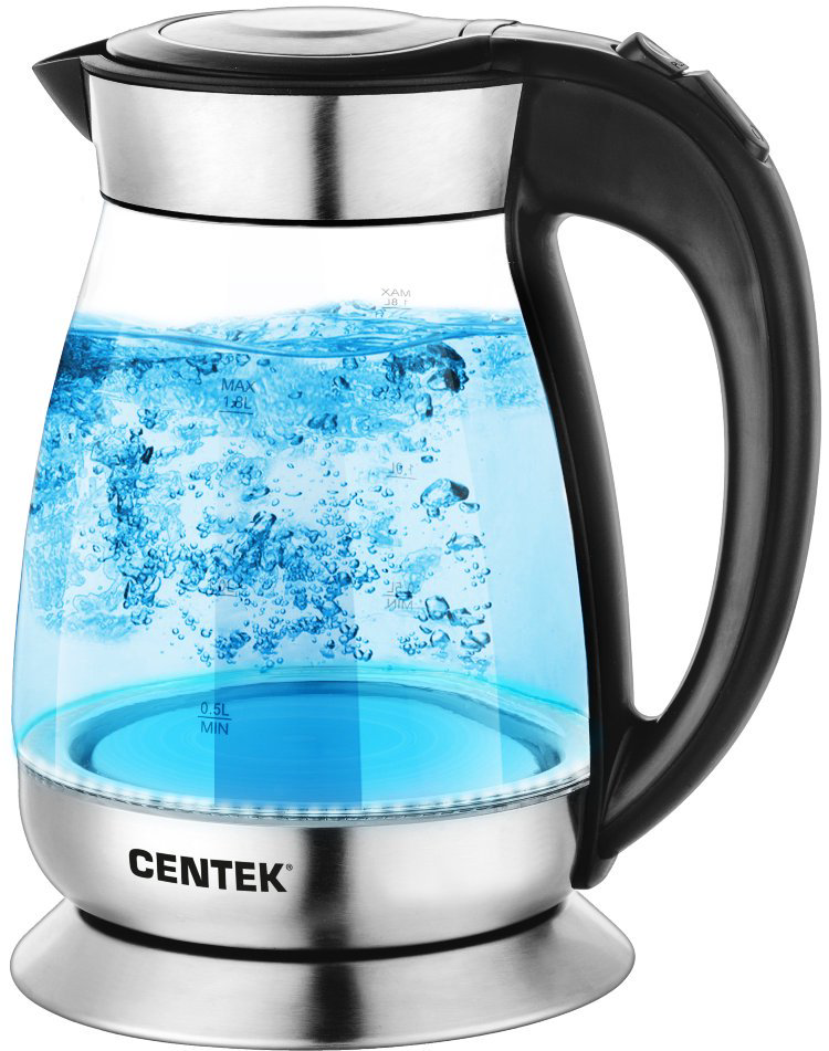 Электрочайник Centek CT-0055 1.8 л серебристый