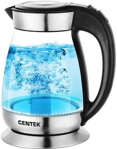 Электрочайник Centek CT-0055 1.8 л серебристый