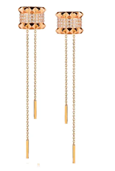 Серьги RF Jewels Studs OSD001DRXX0000R розовое золото 5.64гр купить,NaN