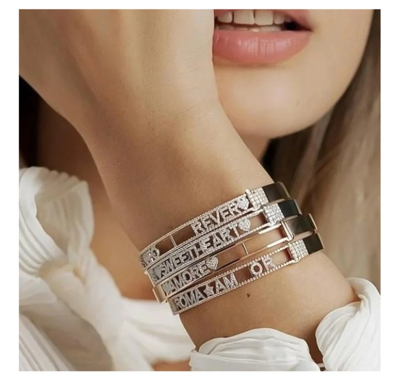 Браслет RF Jewels Iconic motion BRERI1114BW.R-1 розовое золото 16.99гр 18см купить,NaN