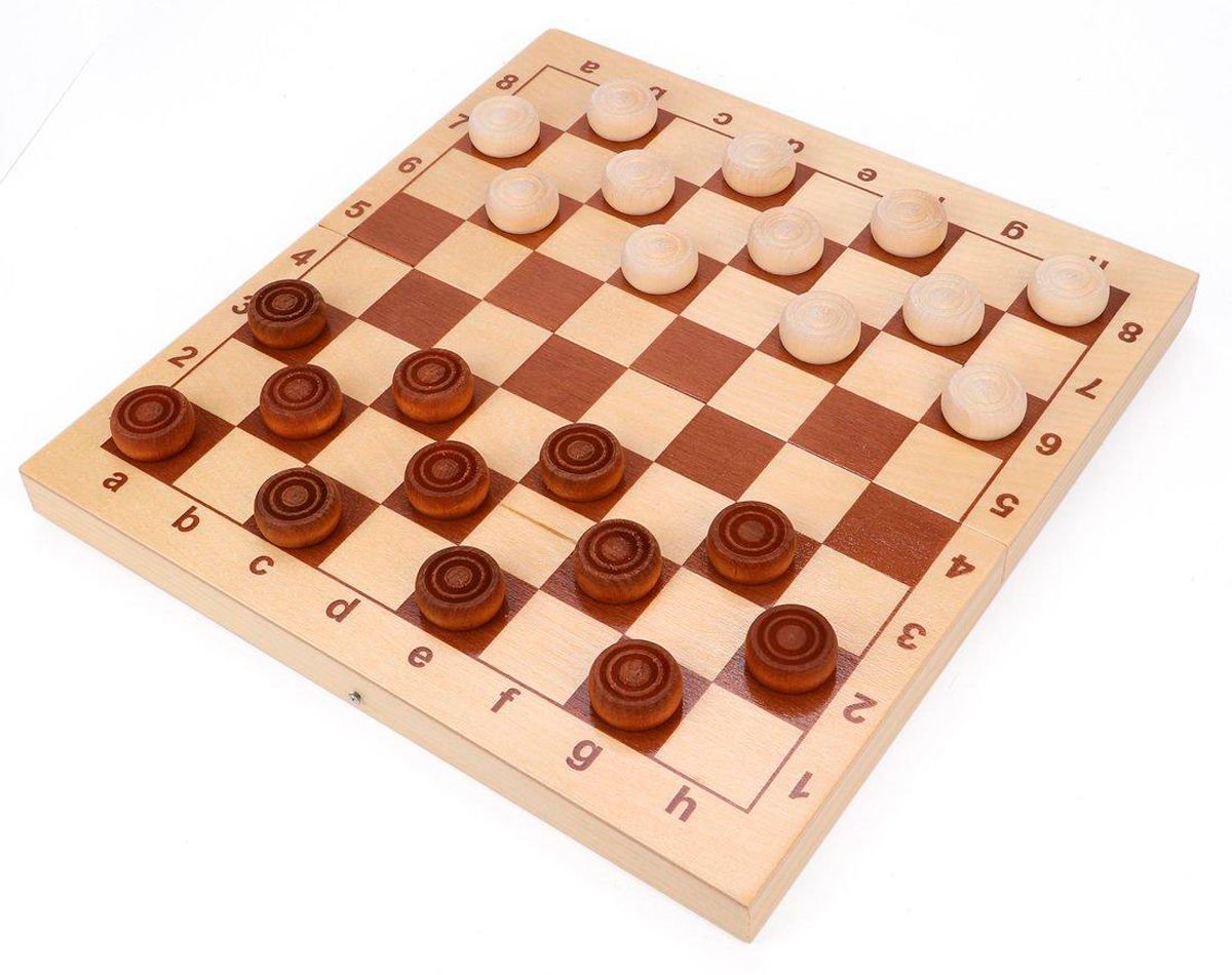 Настольная игра Десятое Королевство Шашки деревянные 2841