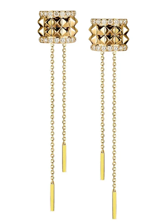 Серьги RF Jewels Studs OSD001DRXX0000Y желтое золото 6.14гр