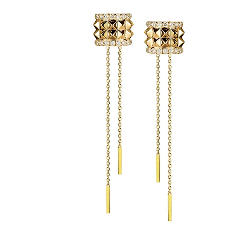 Серьги RF Jewels Studs OSD002DRXX0000Y желтое золото 6.33гр купить,2300000