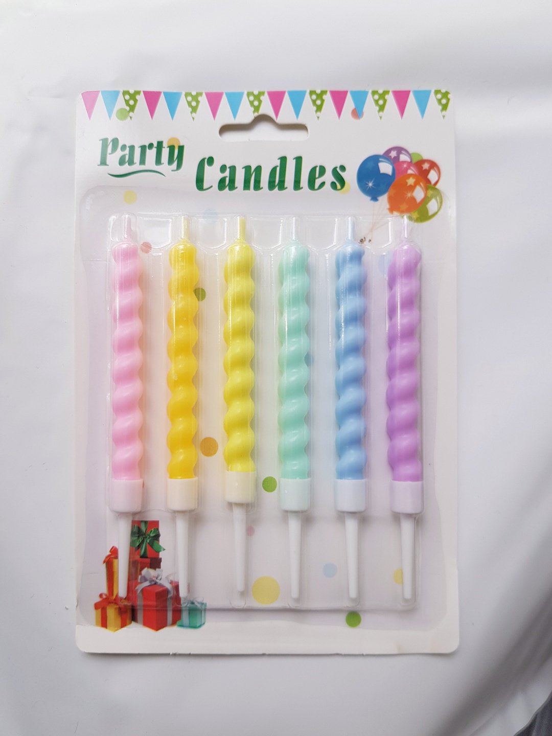 Свеча Happy party цилиндр, 6 шт купить,NaN