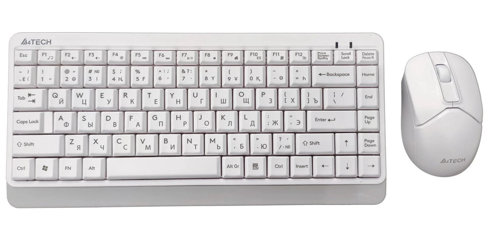 Клавиатура + мышь A4Tech Fstyler FG1112 White 