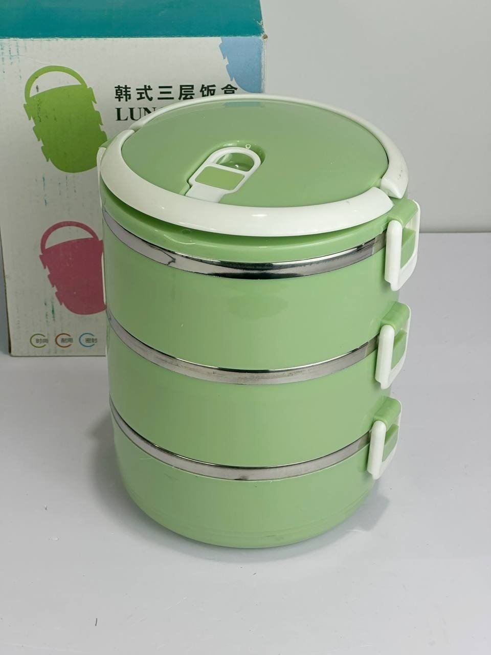 BOX ланч-бокс NO 9586 3 шт, ABS-пластик купить,NaN