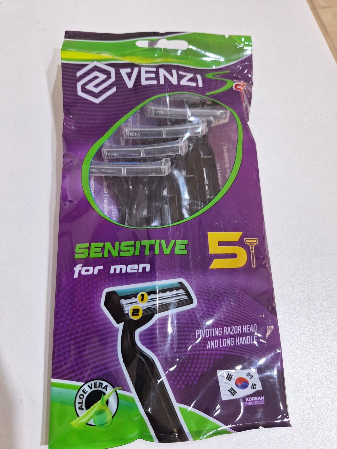 Venzi sensitive for men 5 pcs бритвенный станок 5 шт купить,NaN