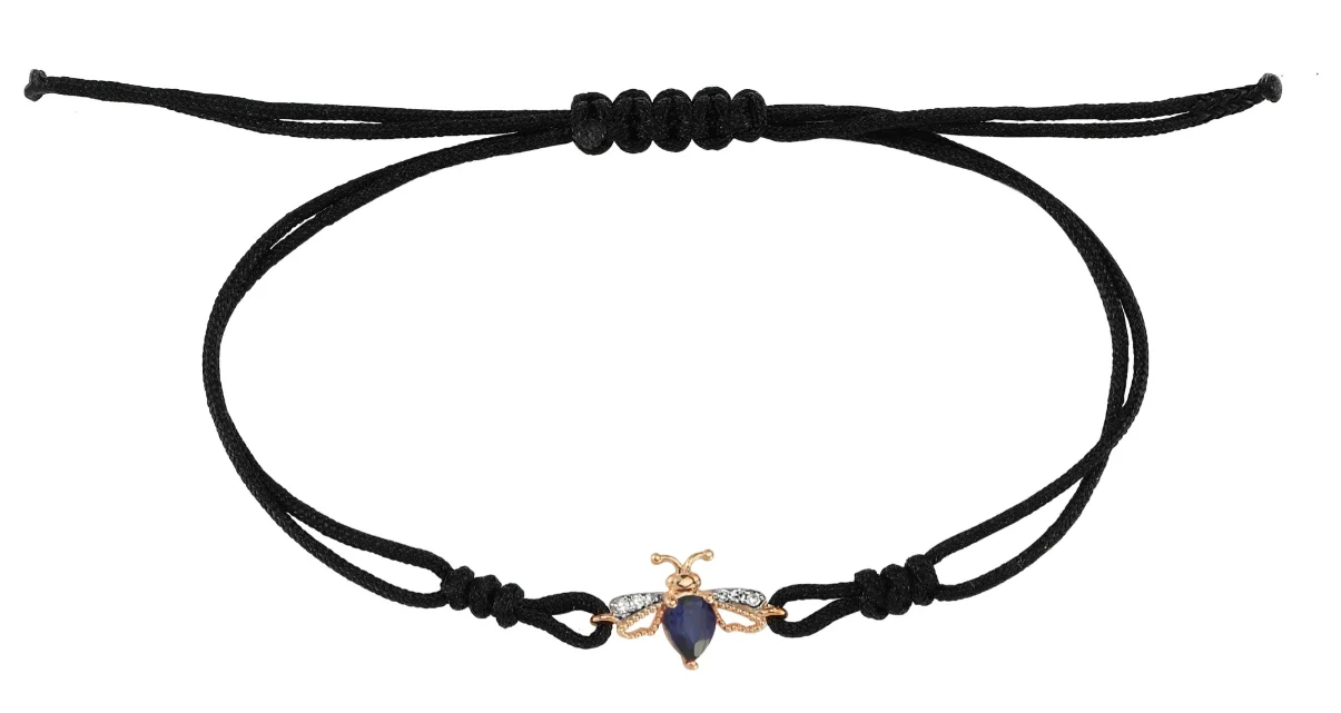 Браслет Bee Goddess PTKXSSFIPGMSBL серебро 0.315гр 18см купить,100000