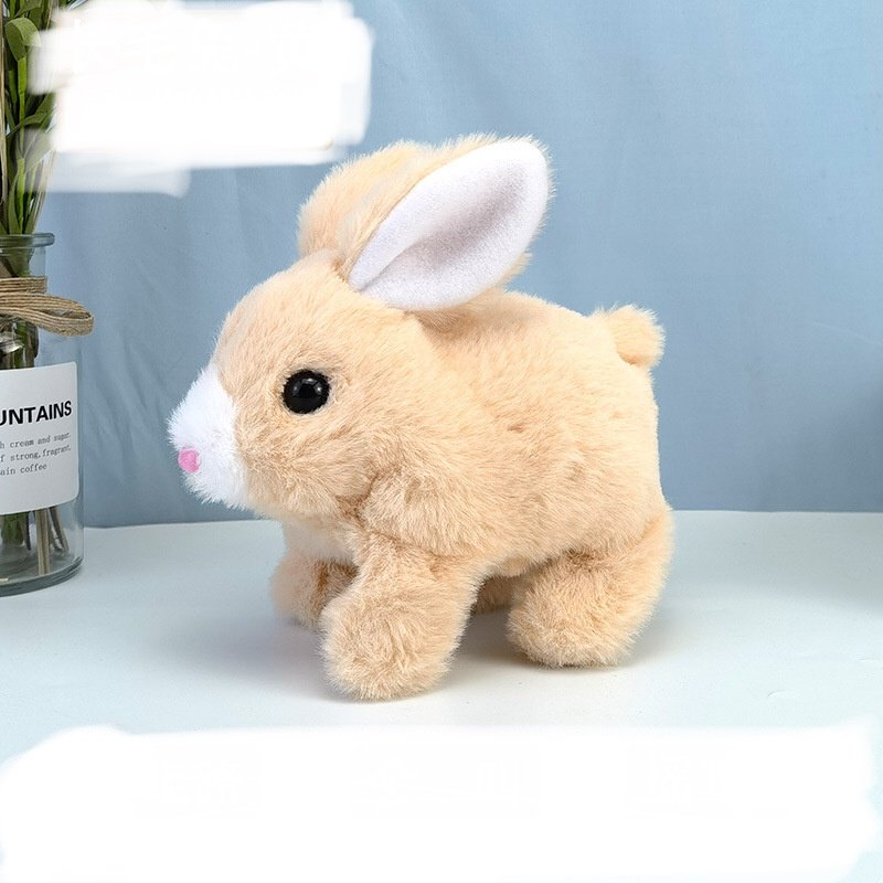 Мягкая игрушка Заяц, высота 15 см, коричневый купить,NaN