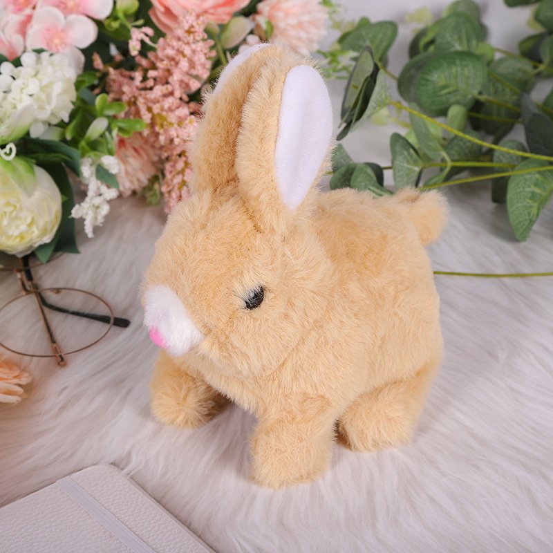 Мягкая игрушка Заяц, высота 15 см, коричневый купить,NaN