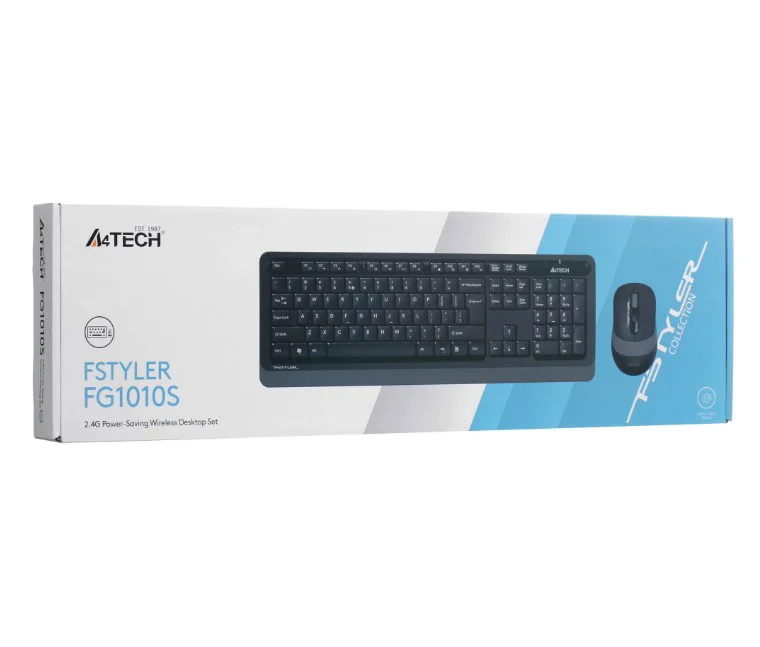 Клавиатура + мышь A4Tech Fstyler FG1010S Black-Grey