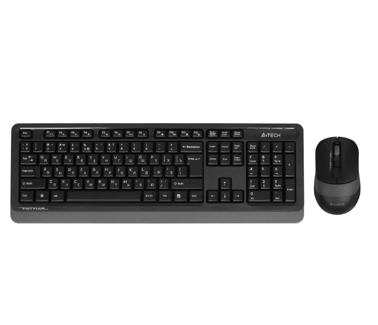Клавиатура + мышь A4Tech Fstyler FG1010S Black-Grey