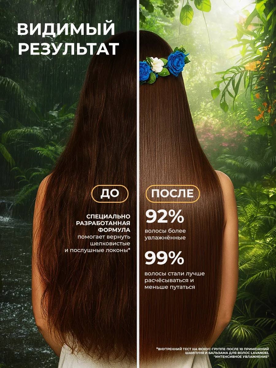Lavandel Botanicals Интенсивное увлажнение шампунь 1000 мл купить,NaN