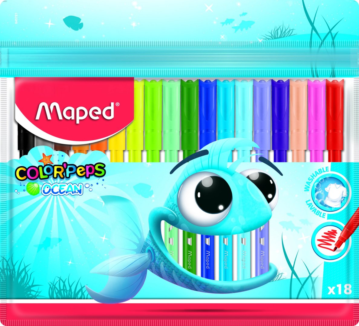 Фломастеры - 18цв. "Color'peps. Ocean" (Maped) купить,NaN