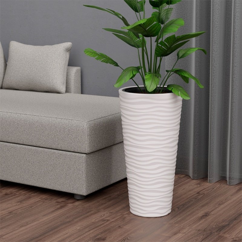 Кашпо для дома ZETA Оазис 43 л, пластик купить,NaN