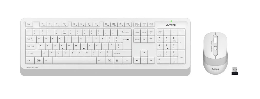 Клавиатура + мышь A4Tech Fstyler FG1010S White 