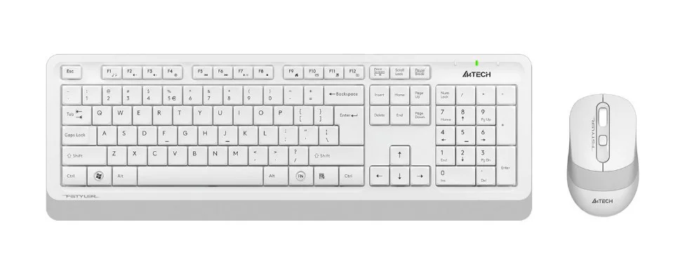 Клавиатура + мышь A4Tech Fstyler FG1010S White 