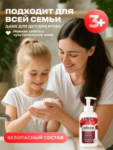 Жидкое мыло туалетное Lavandel Мыло-мусс Вишнёвый соблазн 500 мл купить,NaN