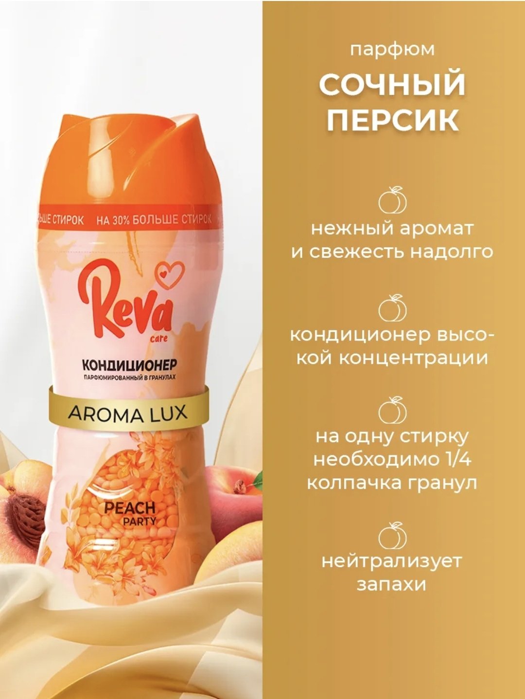 Кондиционер парфюмированный в гранулах ПЕРСИКОВАЯ ВЕЧЕРИНКА купить,NaN