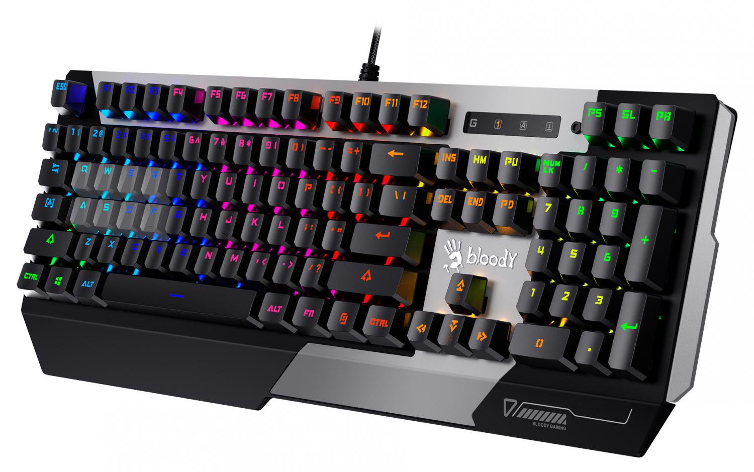 Клавиатура A4tech Bloody B865R RGB серая - ForteMarket Клавиатура A4tech Bloody B865R RGB серая купить,0