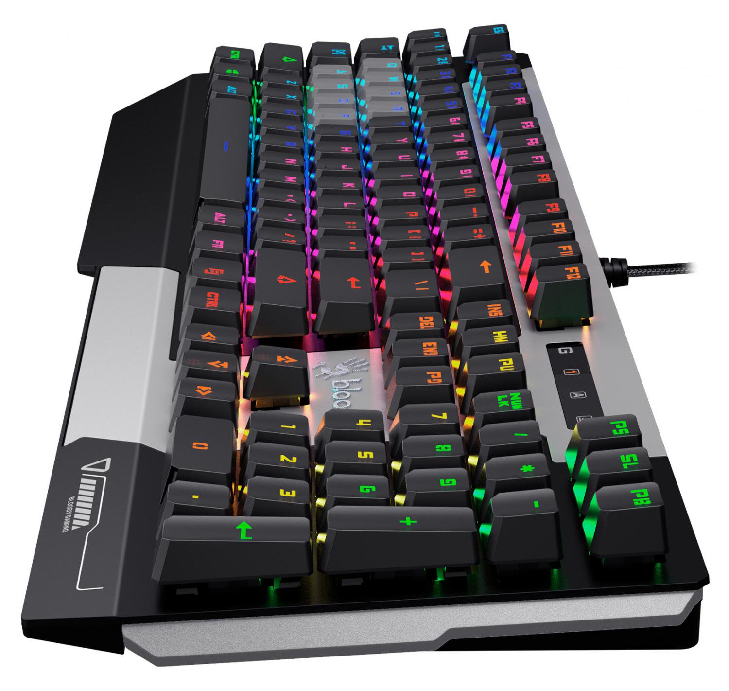 Клавиатура A4tech Bloody B865R RGB серая - ForteMarket Клавиатура A4tech Bloody B865R RGB серая купить,0