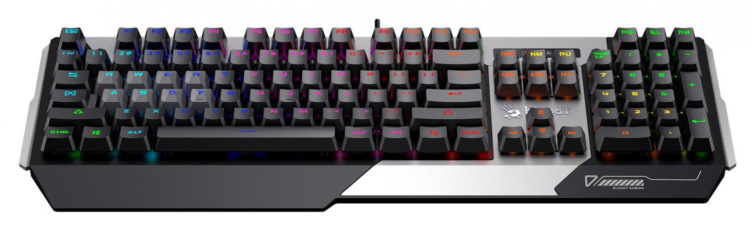 Клавиатура A4tech Bloody B865R RGB серая - ForteMarket Клавиатура A4tech Bloody B865R RGB серая купить,0