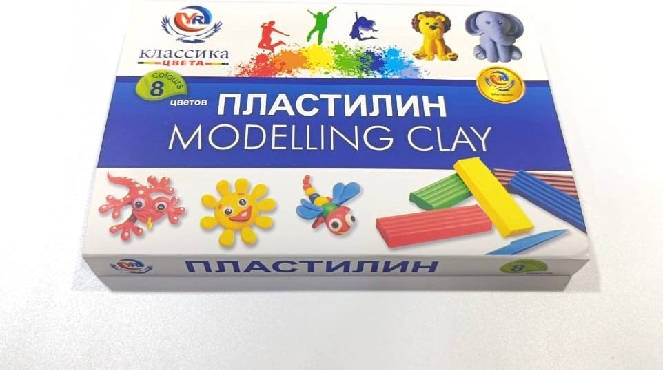 Пластилин YR 8 цв. купить,NaN