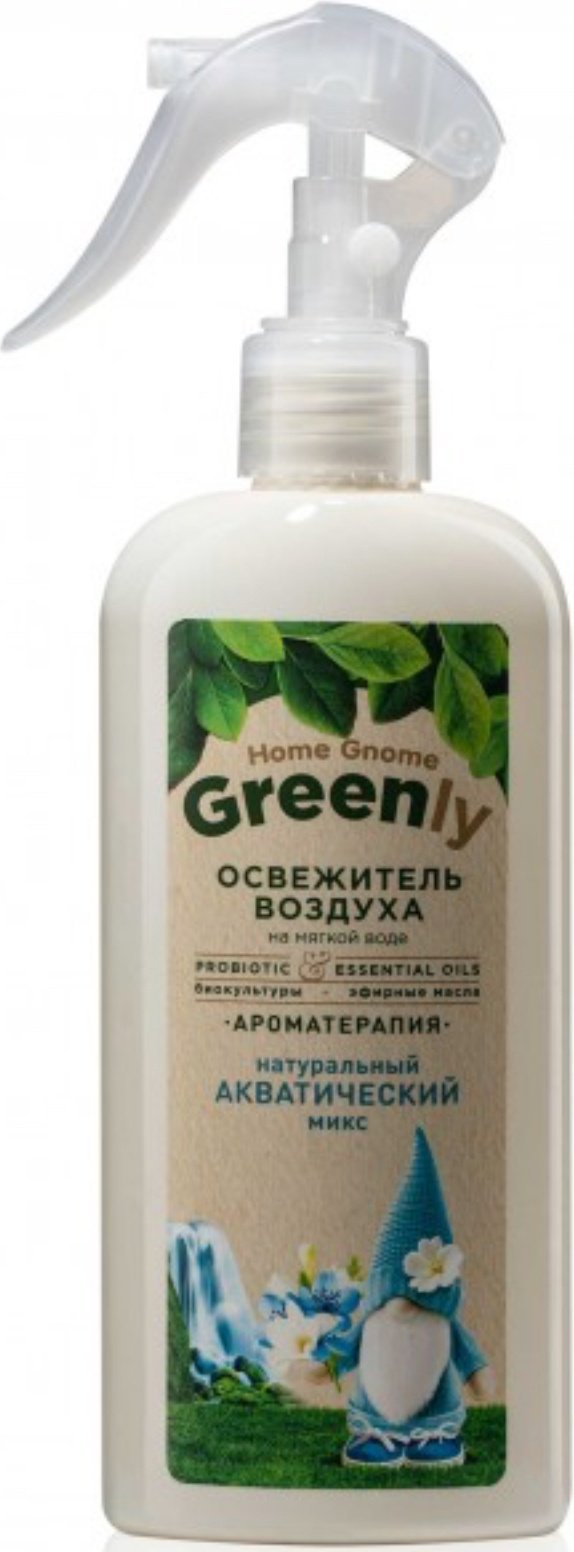 Спрей HOME Освежитель воздуха «Акватический микс» Home Gnome Greenly 250 мл купить,NaN