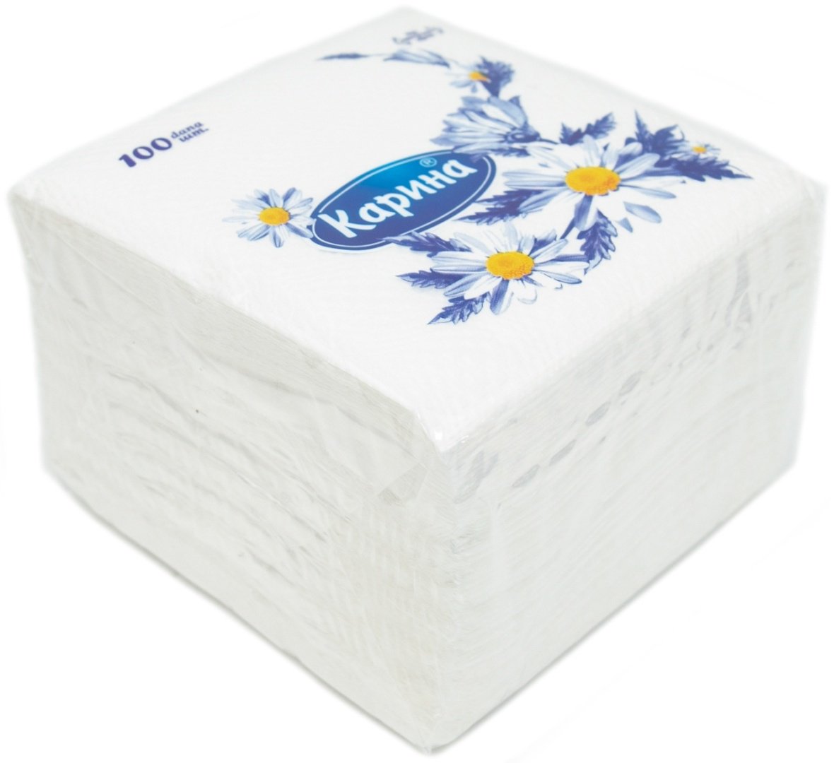 Бумажные салфетки Карина White 100 шт купить,NaN