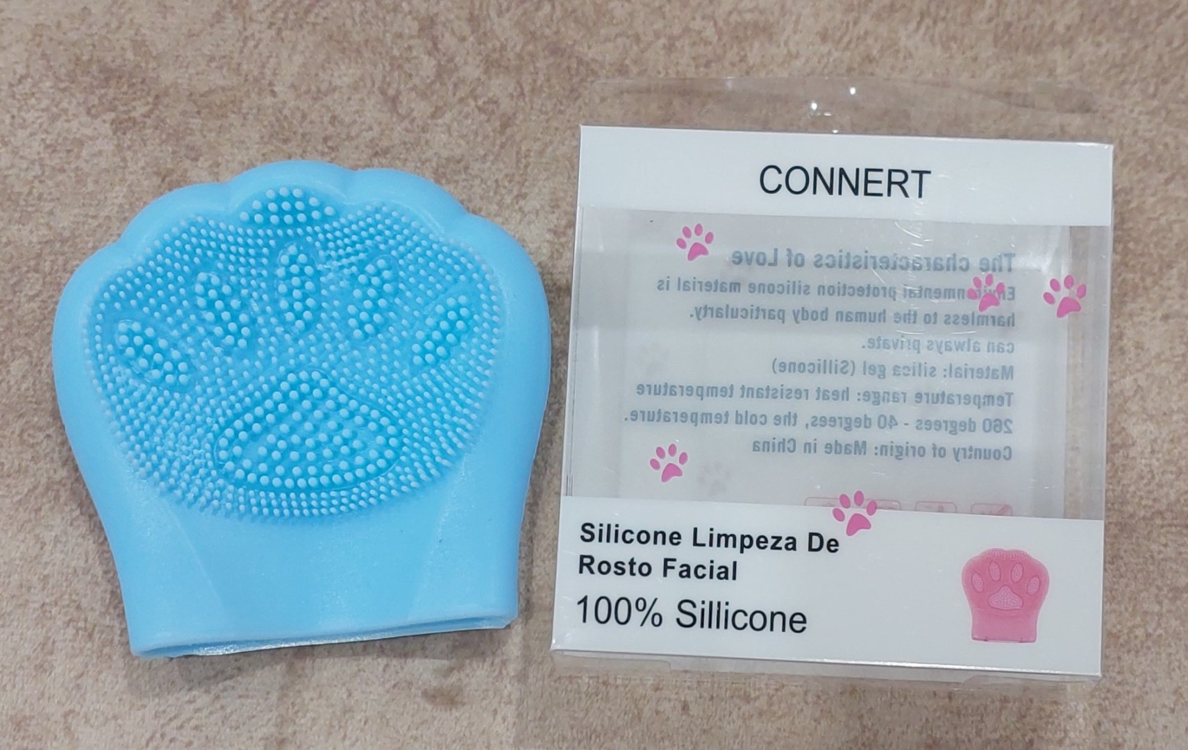 Connert щетка для лица, для умывания фиолетовый, зеленый, голубой 1 шт купить,NaN