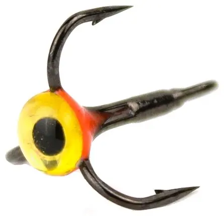 Крючок для рыбалки Ecopro EP-TGG10-08 тройной желтый 1 шт